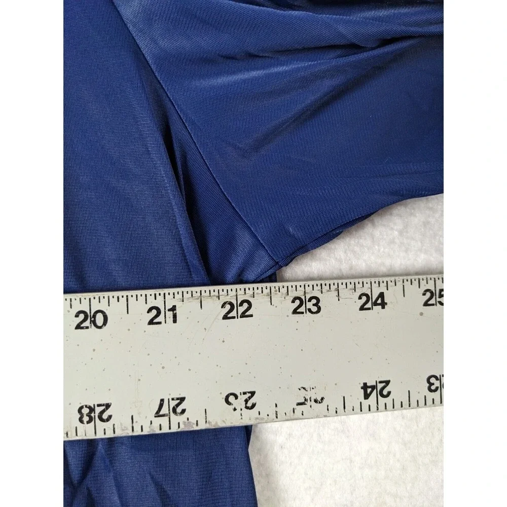 Womens Blue Gown Robe Vintage Sz L See Measurements Navy Blue‎